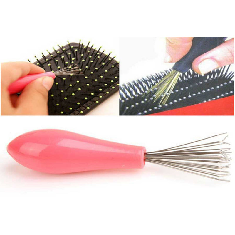 Comb Hair Brush Cleaner Plastic Handle Cleaning Brush Remover