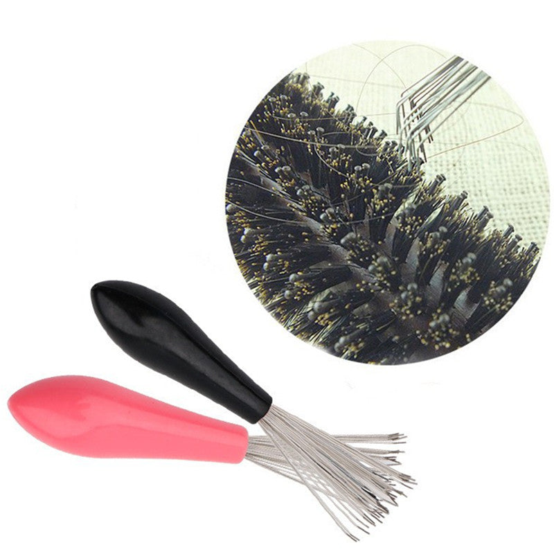 Comb Hair Brush Cleaner Plastic Handle Cleaning Brush Remover