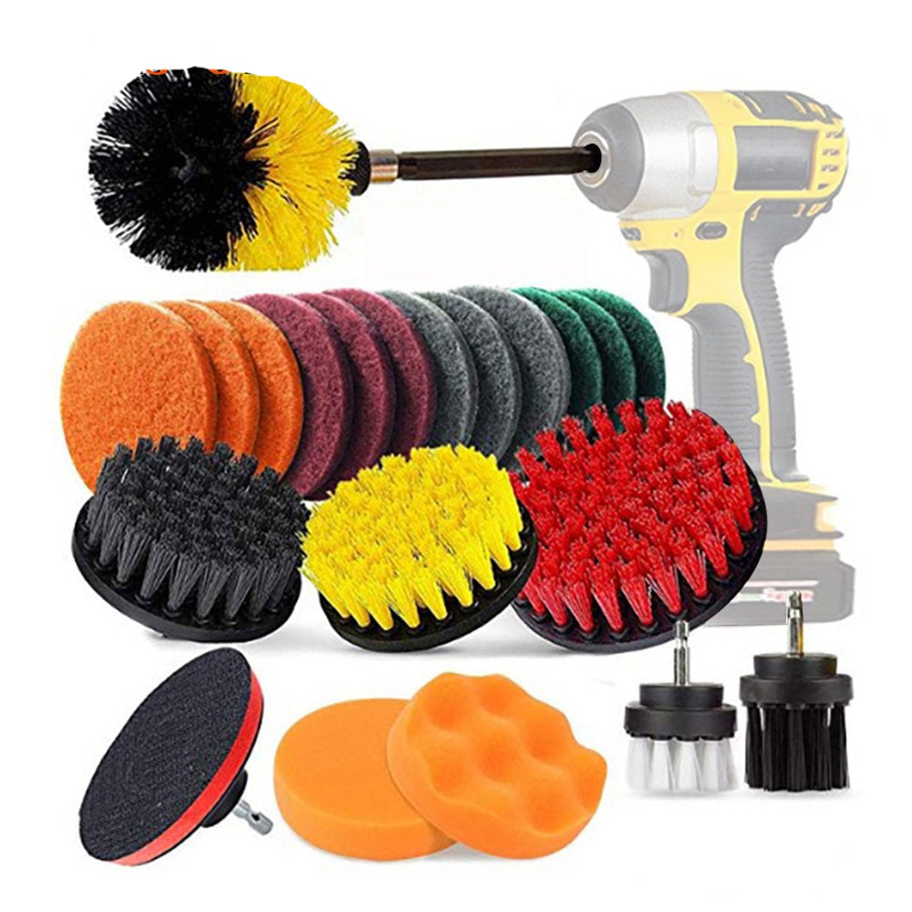 Universal Drillbrush Scrub Pads 37pcs Power Scrubber Cleaning