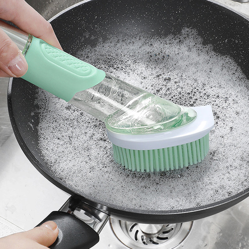 Cleaning Tools Silicone Dish Brush for Kitchen Soap