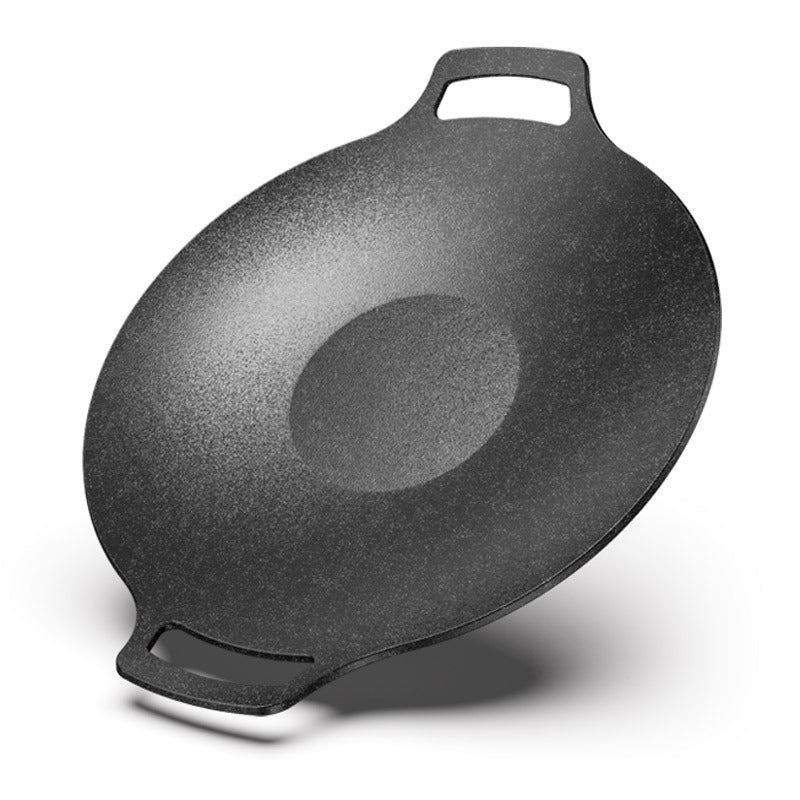 Grilling Pan Non-stick Thick Cast Iron Frying Pan Flat Pancake