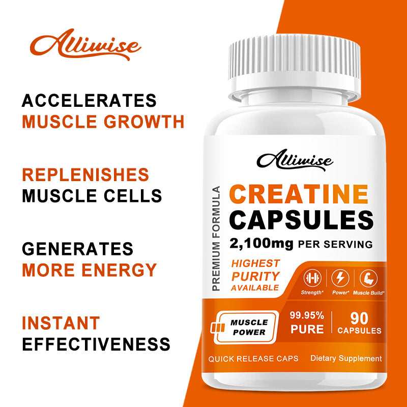 Alliwise Creatine Monohydrate Capsules