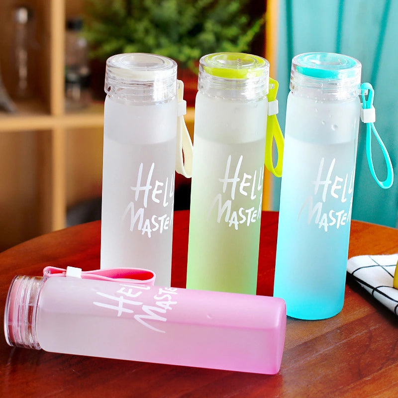 Wholesale vaso de agua frosted portable bottle