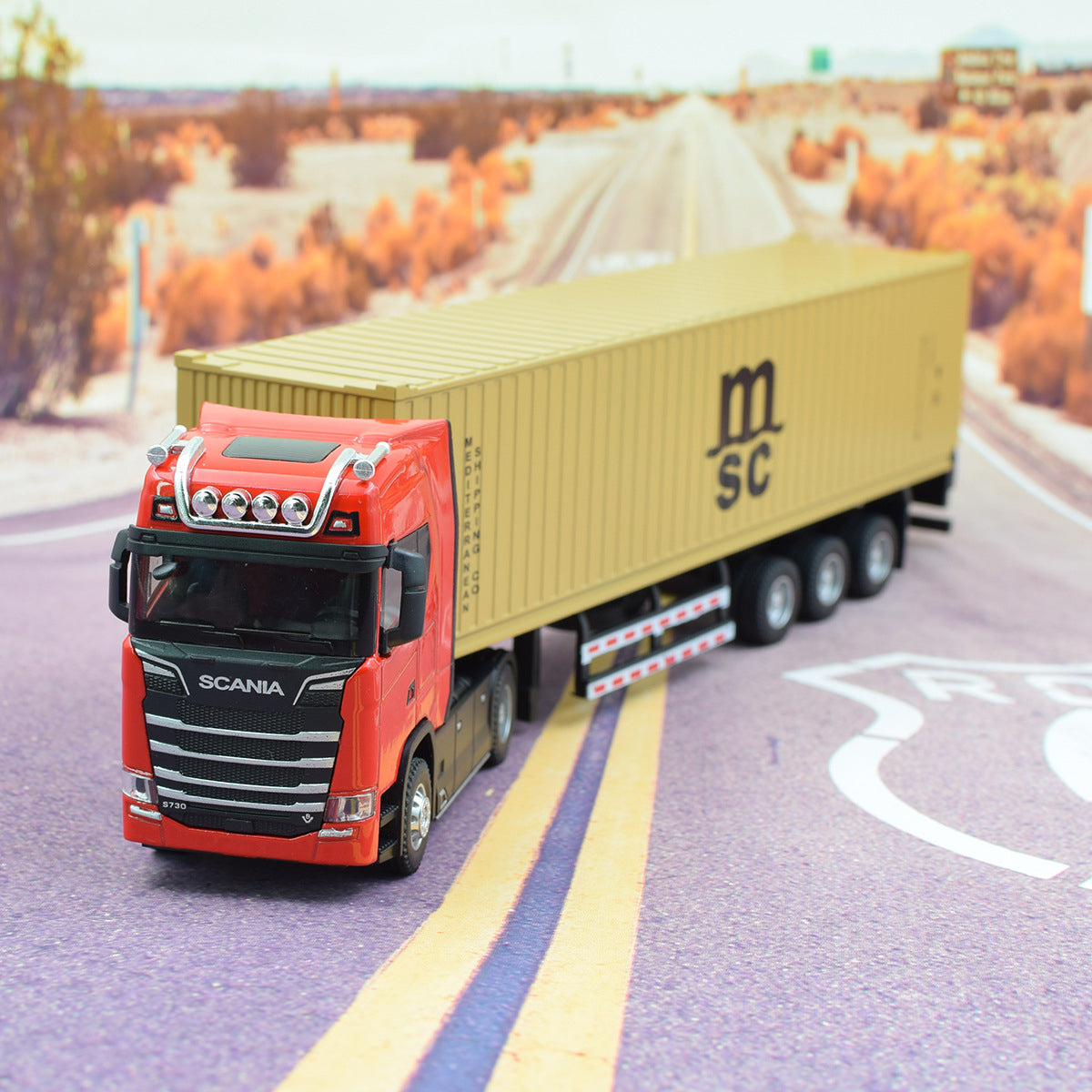 Diecast Alloy Truck Model Toy ContainerTruck