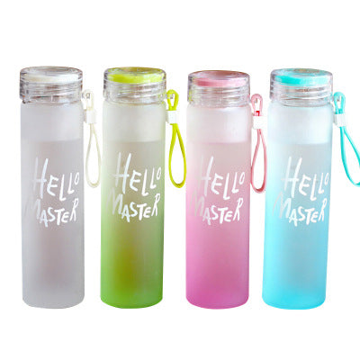 Wholesale vaso de agua frosted portable bottle