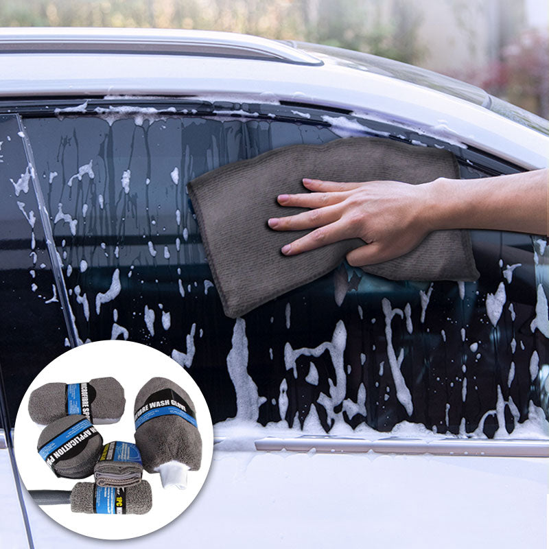 Car Wash Cleaning Kits Microfiber Auto Detailing Washing Tools Towels Blush