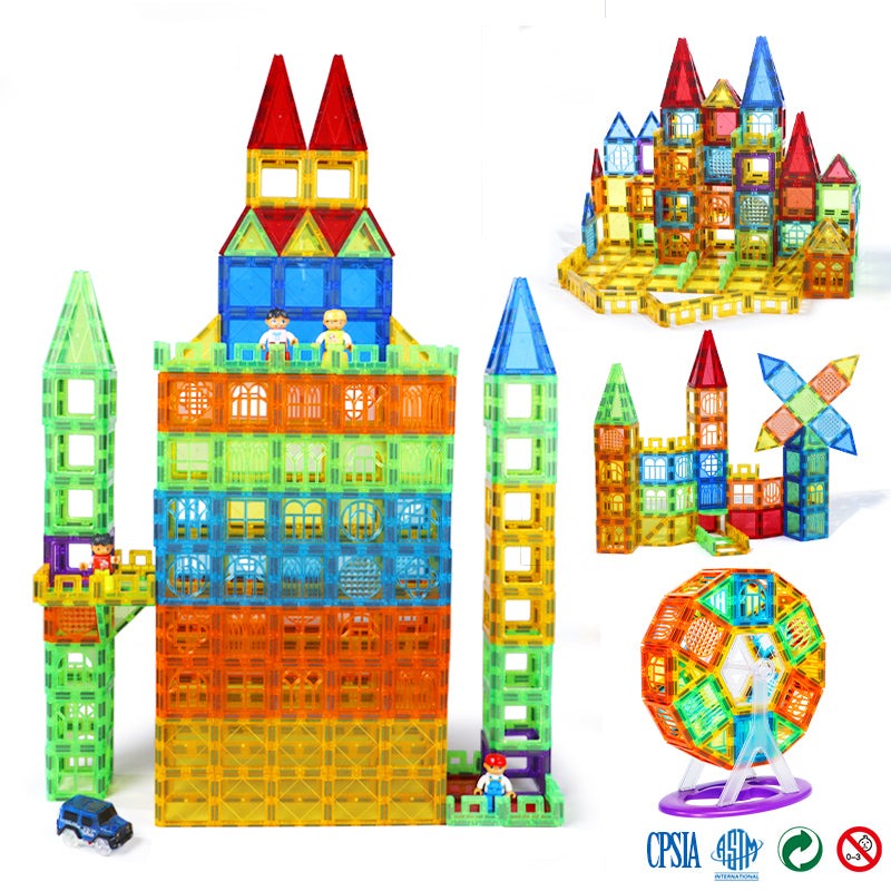 Magnetic Building Blocks Construction DIY Children