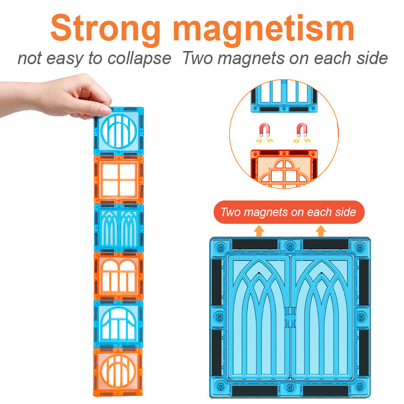 Magnetic Building Blocks Construction DIY Children