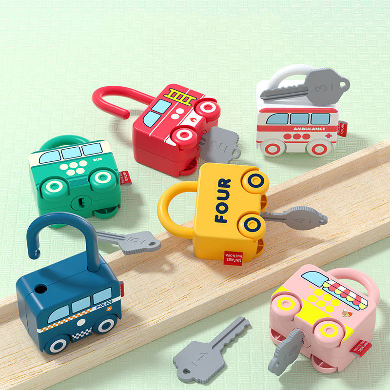 Baby Learning Lock with Key Car Games