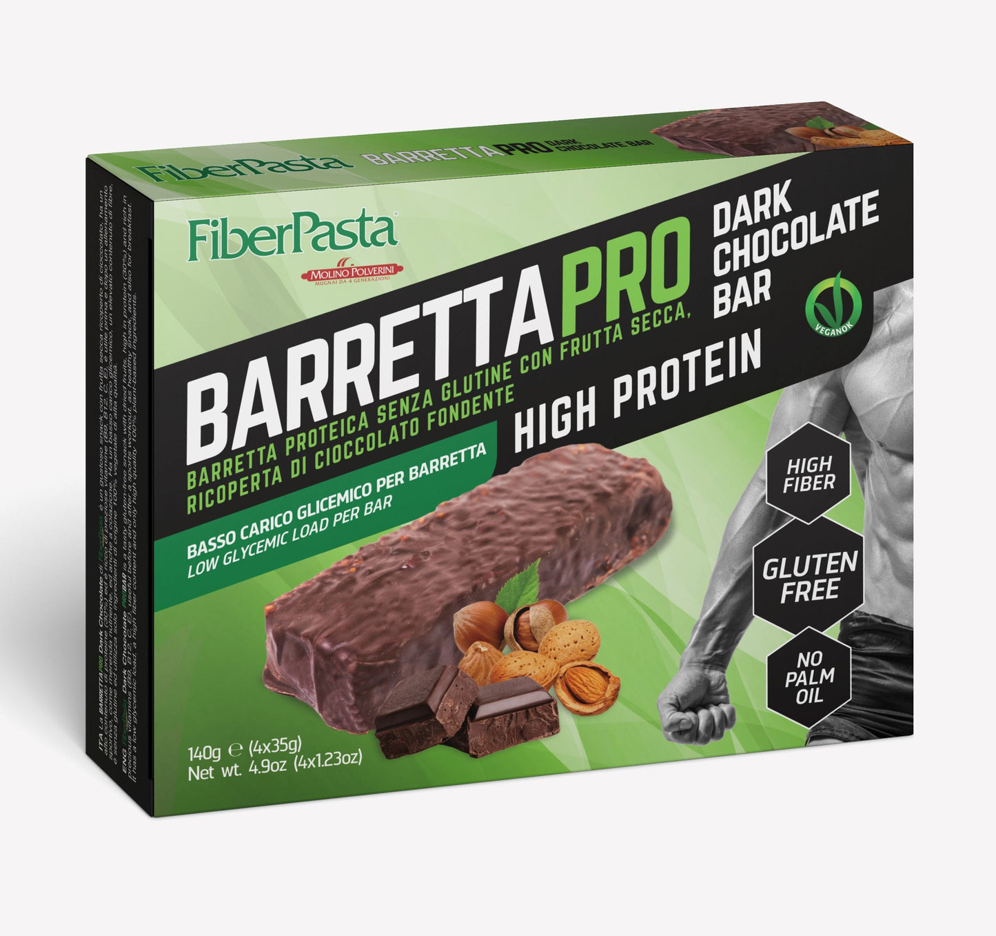 PREMIUM HIGH PROTEIN BAR, GLUTEN FREE AND HIGH FIBER