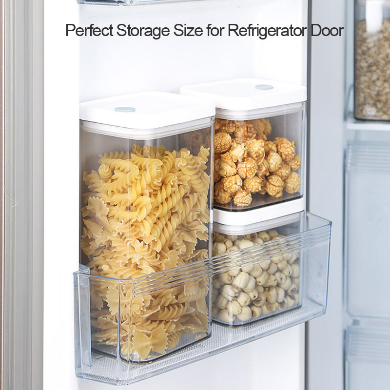 Meterga Food Storage Container, Refrigerator Spaghetti Storage Box