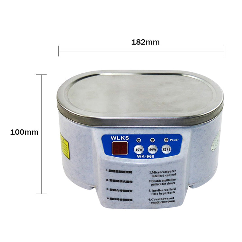 Ultrasonic Cleaner 628ml Ultrasonic Bath for Jewelry Parts