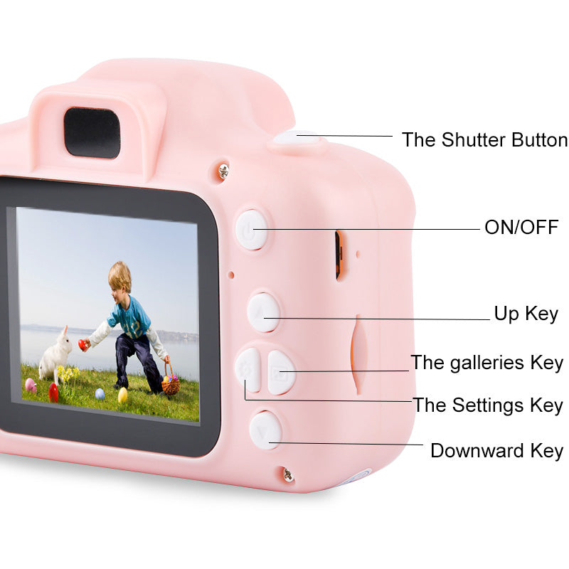 Children Mini Photo Camera Toys for Girls Boys 1080P HD