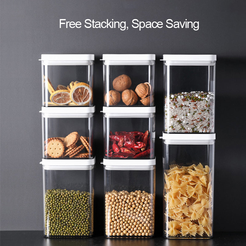 Meterga Food Storage Container, Refrigerator Spaghetti Storage Box