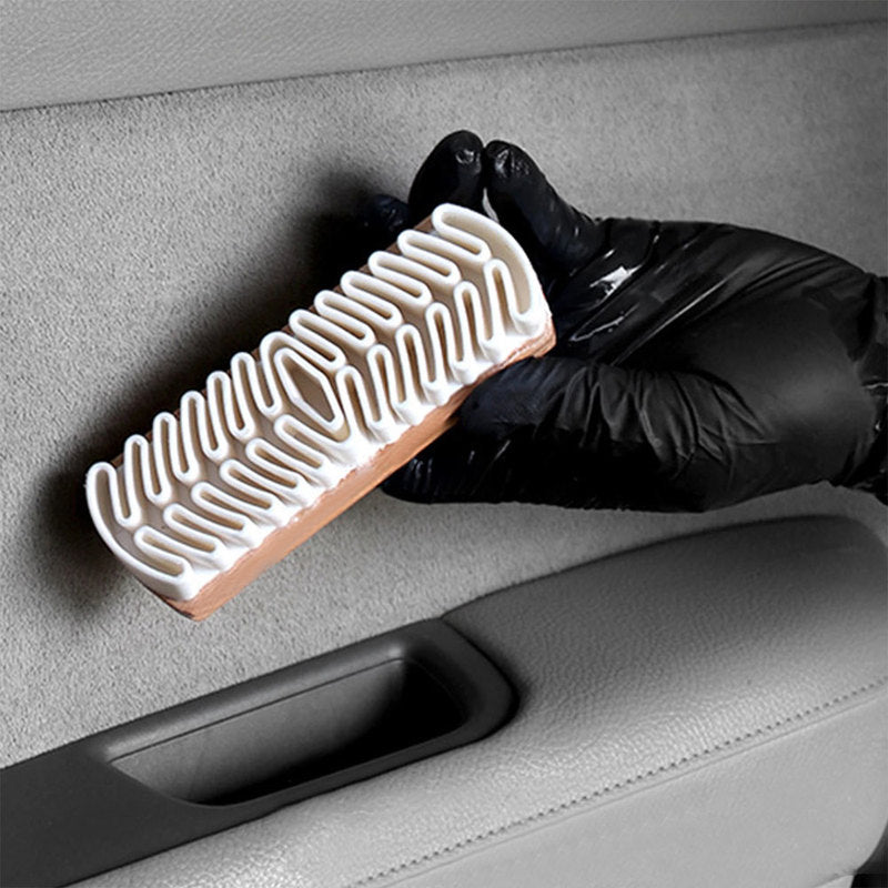 Car Cleaning Brush Alcantara Suede Deerskin Plush Fabrics Beauty Care