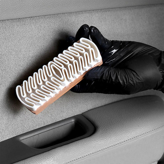 Car Cleaning Brush Alcantara Suede Deerskin Plush Fabrics Beauty Care