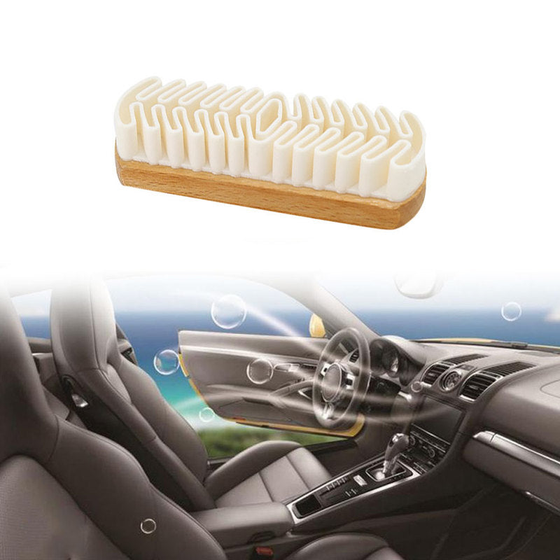 Car Cleaning Brush Alcantara Suede Deerskin Plush Fabrics Beauty Care