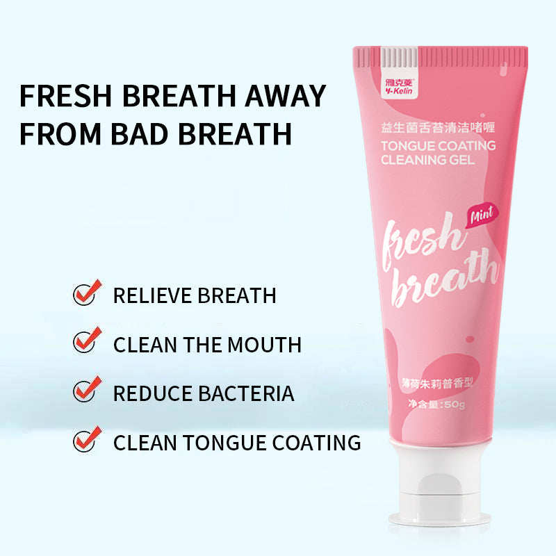 New Tongue Coating Cleaning Gel Scraping Artifact Fresh Breath