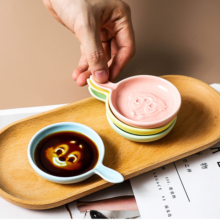 SYL Ceramics Seasoning Small Dish Korean Style Sauce Dish