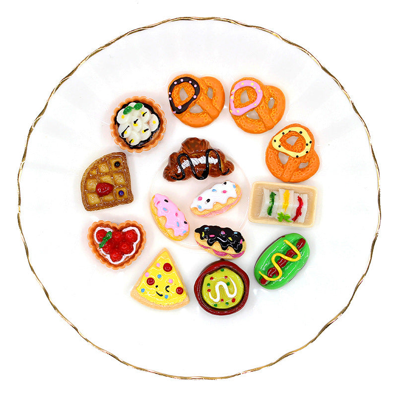 Cute Miniature Dollhouse Supermarket Food Snacks Mini Cake