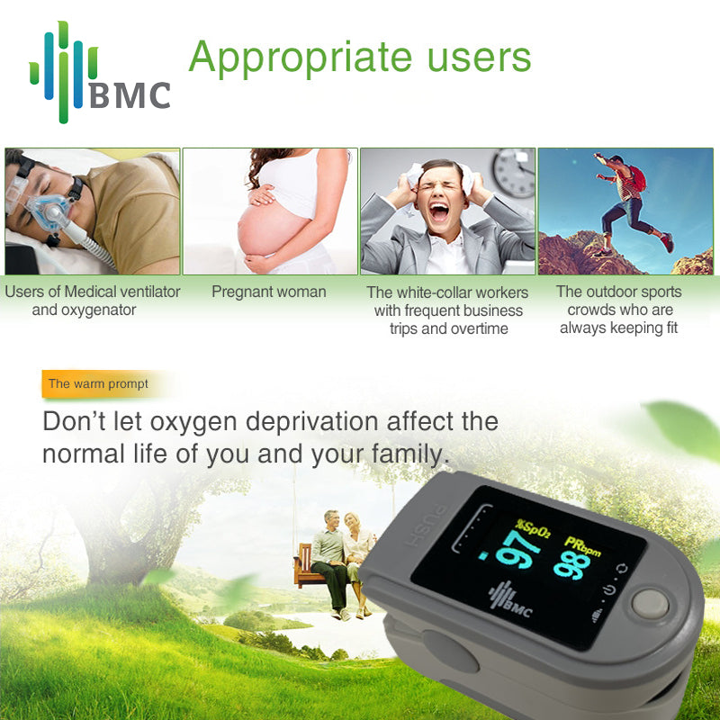 Finger Pulse Oximeter Saturometer Oxygen Saturation