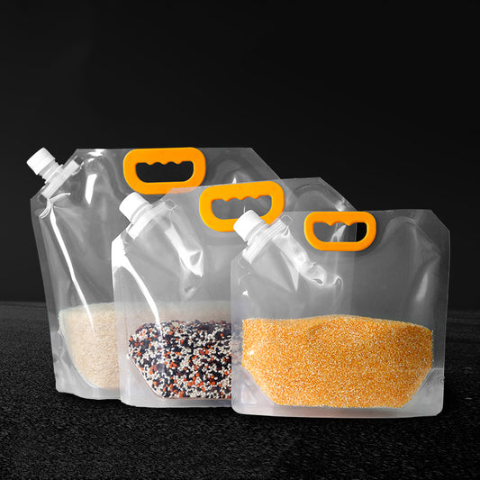 Transparent Grain Sealed Bag Kitchen Fresh-keeping Storage Bag