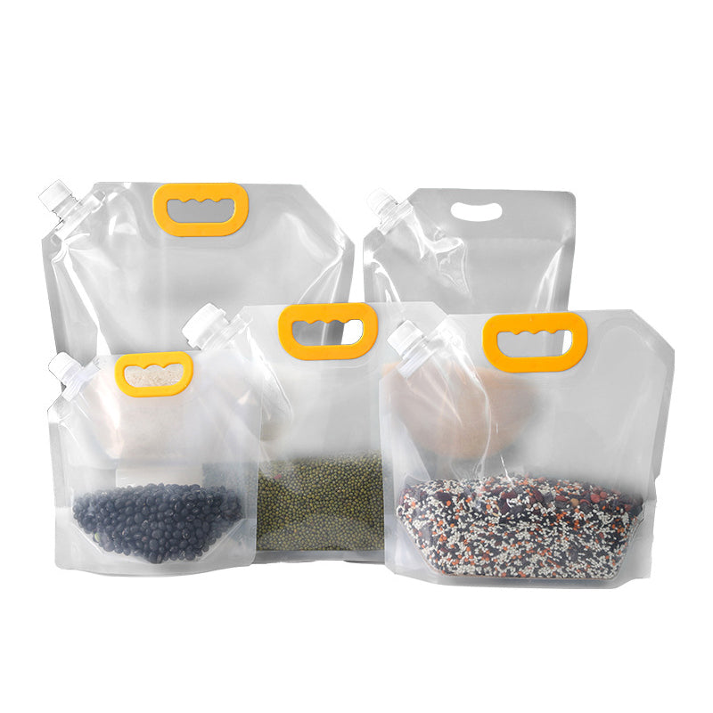 Transparent Grain Sealed Bag Kitchen Fresh-keeping Storage Bag