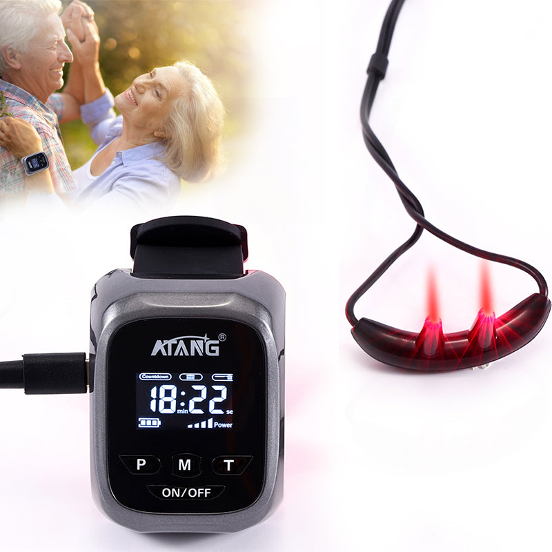 650nm Laser Therapy Watch LLLT Physiotherapy