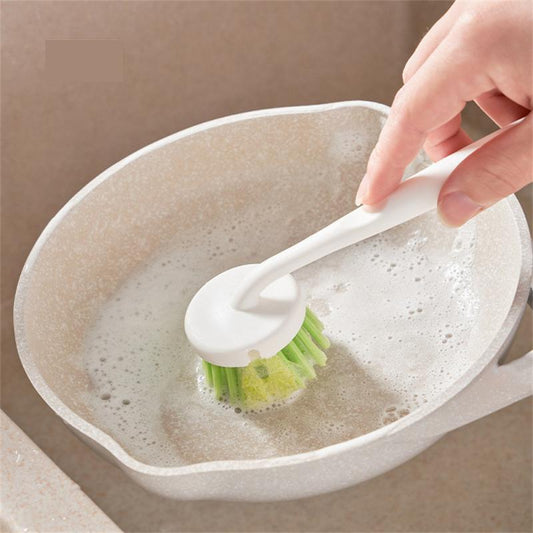 Pot washing brush Long handle bowl brush