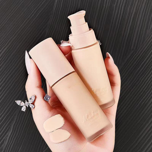 Liquid Foundation+Makeup Puff Set