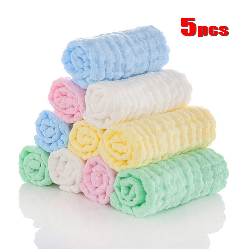 5pcs/lot Muslin 6 layers Cotton