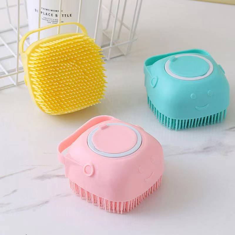 Dog Bath Brush Multifunctional Silicone Scrubbing Bath