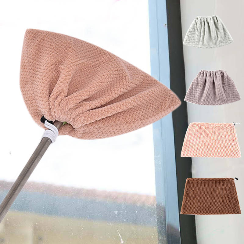 Multi Function Coral Velvet Broom Cover Cloth