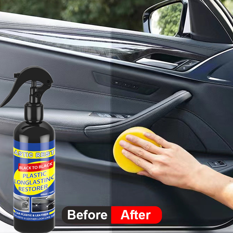 Car Plastic Restorer Back To Black Gloss Car Cleaning Spray