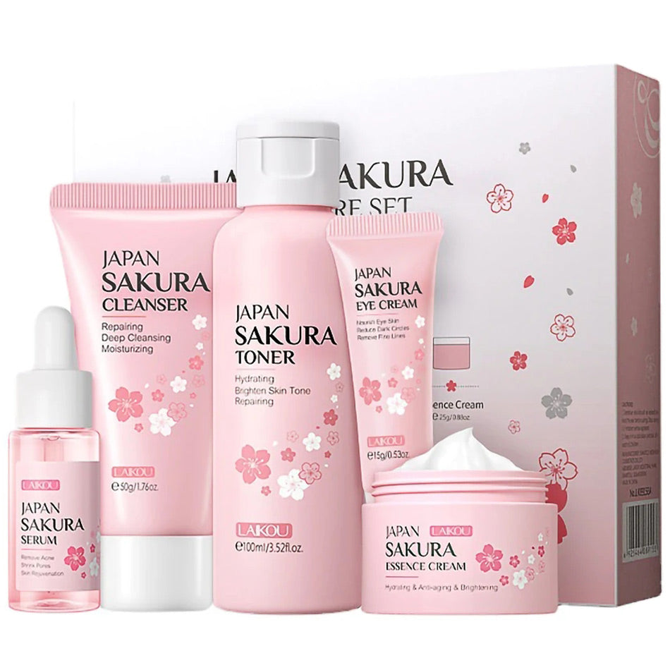 Sakura Skincare Set Oil Control Facial Cleanser