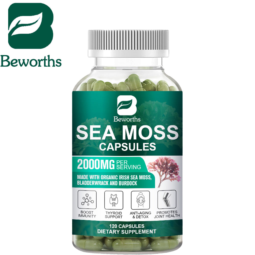 BEWORTHS Vegetarian Diet Organic Sea Moss Capsule