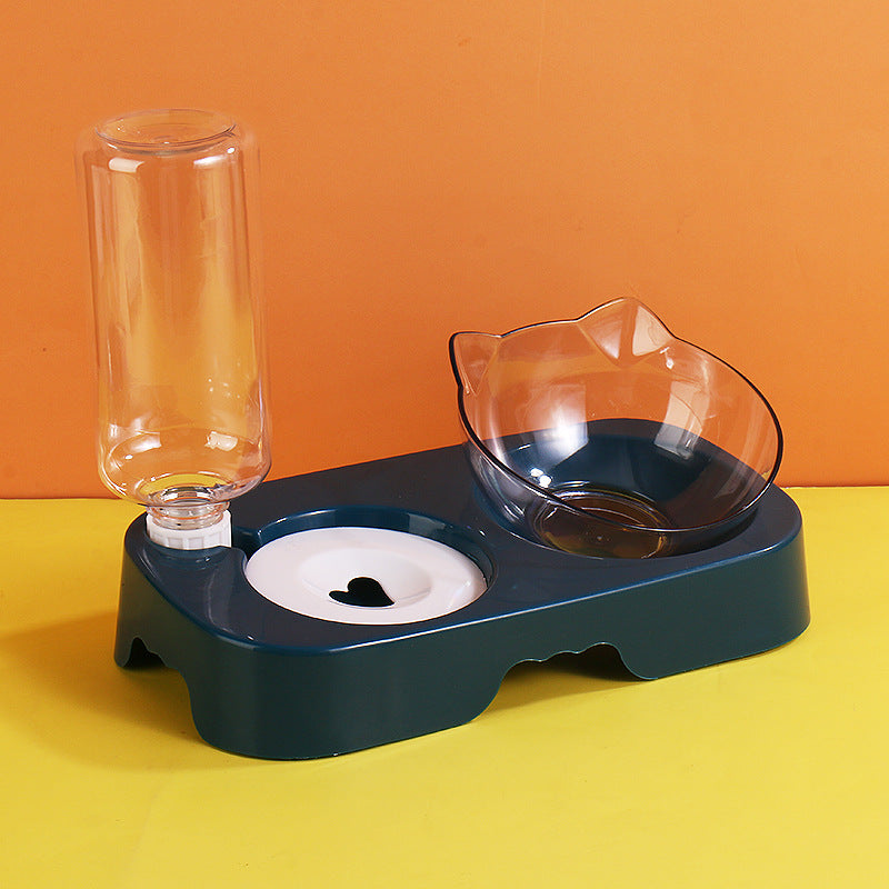 Dog Bowl with Stand Automatic Water Storage