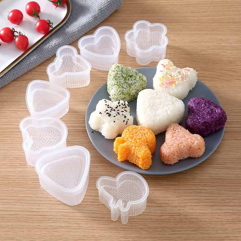 2pcs/4pcs/set Mold DIY Sushi Mold Onigiri Rice Ball