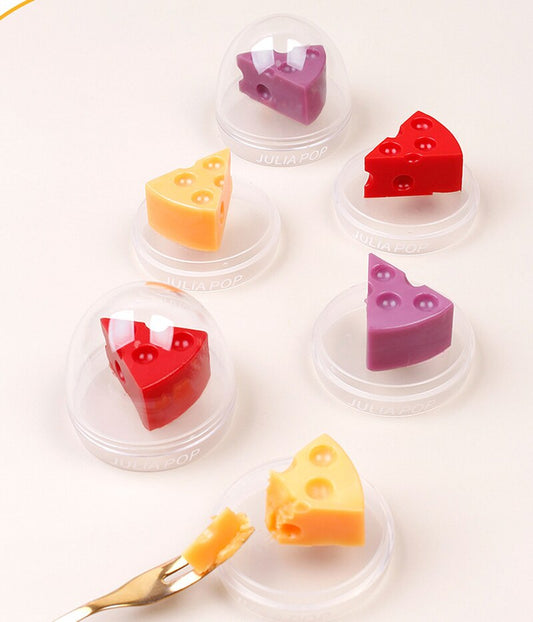 Cheese Shaped Lip Balm Temperature Control Color Change