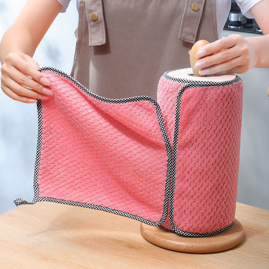 Kitchen daily dish towel, dish cloth, kitchen rag, non-stick oil, thickened table cleaning cloth