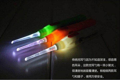 Baby Care Ear Spoon Light Child Ears Cleaning