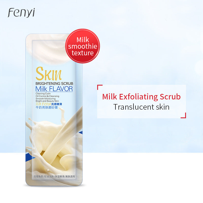 Milk Flavor Exfoliating Peeling Gel Facial Scrub