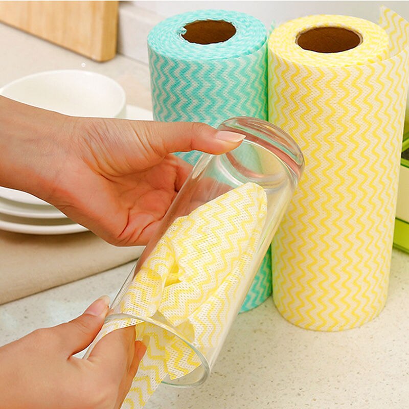 50 Pieces/Rolls Disposable Reusable Kitchen Rolls