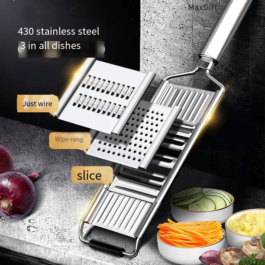 Mini small helper grater multi-function stainless steel kitchen vegetable cutter