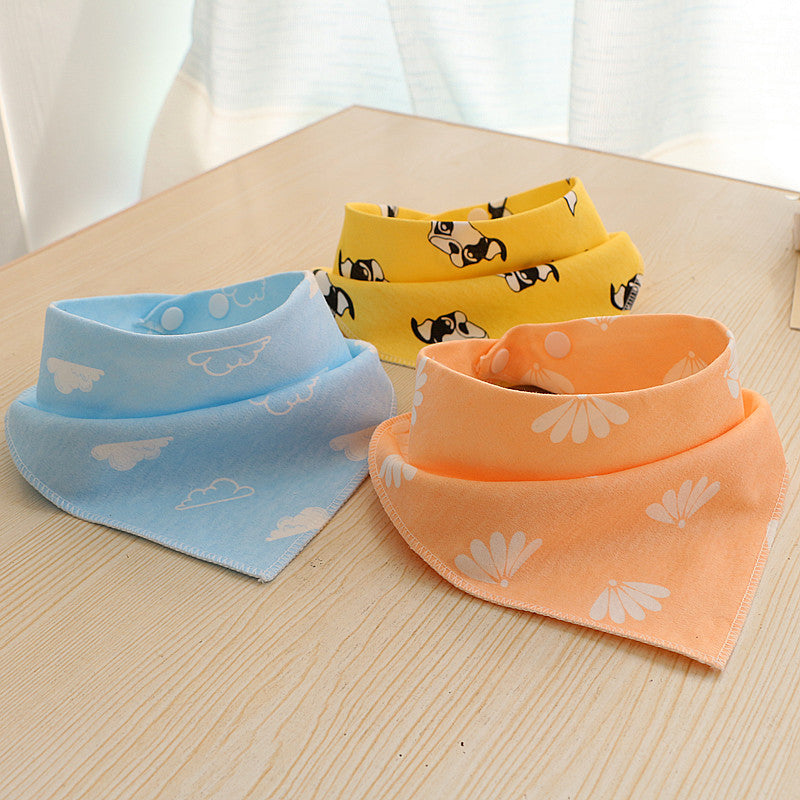 Cotton Triangle Bandana Bibs Baby Babador Feeding