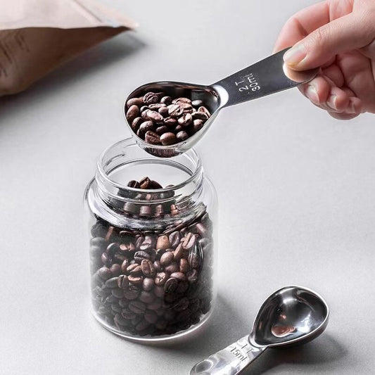 Stainless Steel With Scale Coffee Scoops