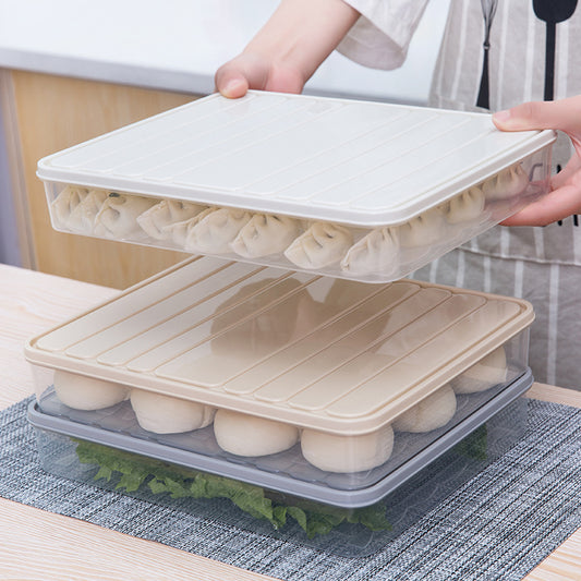 Kitchen dumpling tray household quick frozen dumpling box