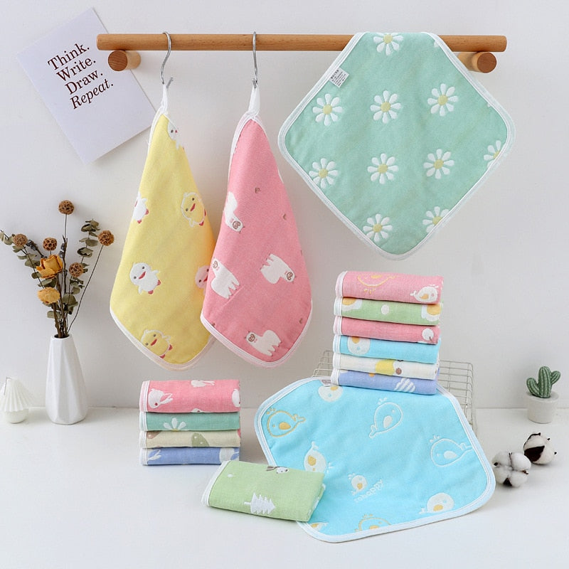 Cotton Muslin Towel Handkerchiefs