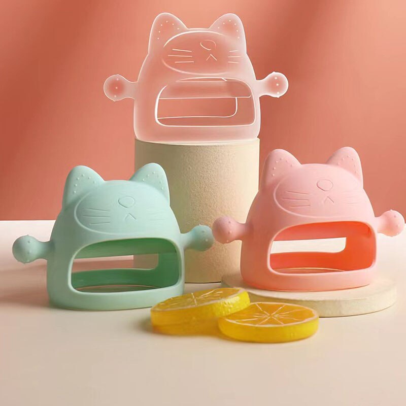 Cute Cartoon Baby Silicone Teether