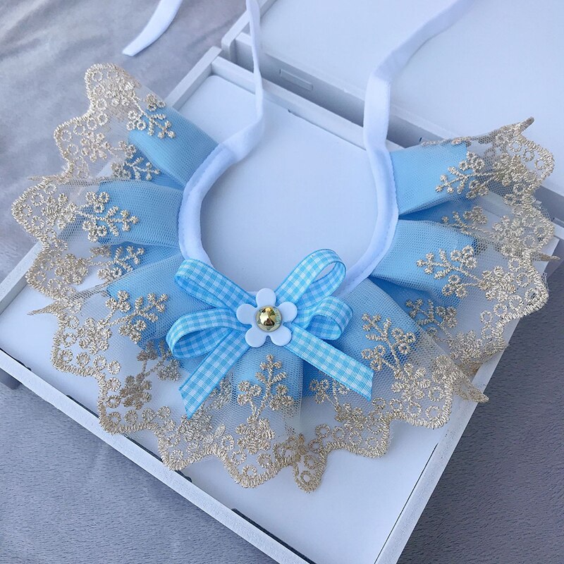 Bowknot Pet Collar Lace